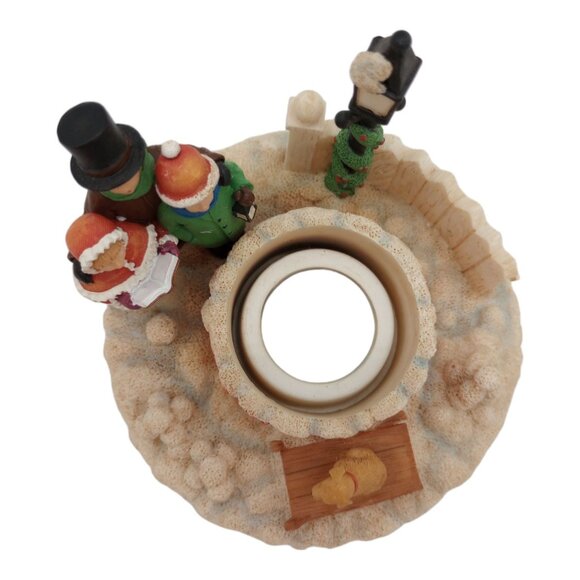 Yankee Candle Our America Large Jar Candle Topper Christmas Carol Singers Dog - Picture 7 of 16